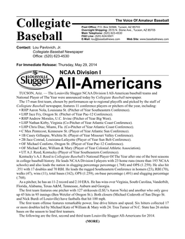 2014 All-American Release Spring 5-29-14.Indd