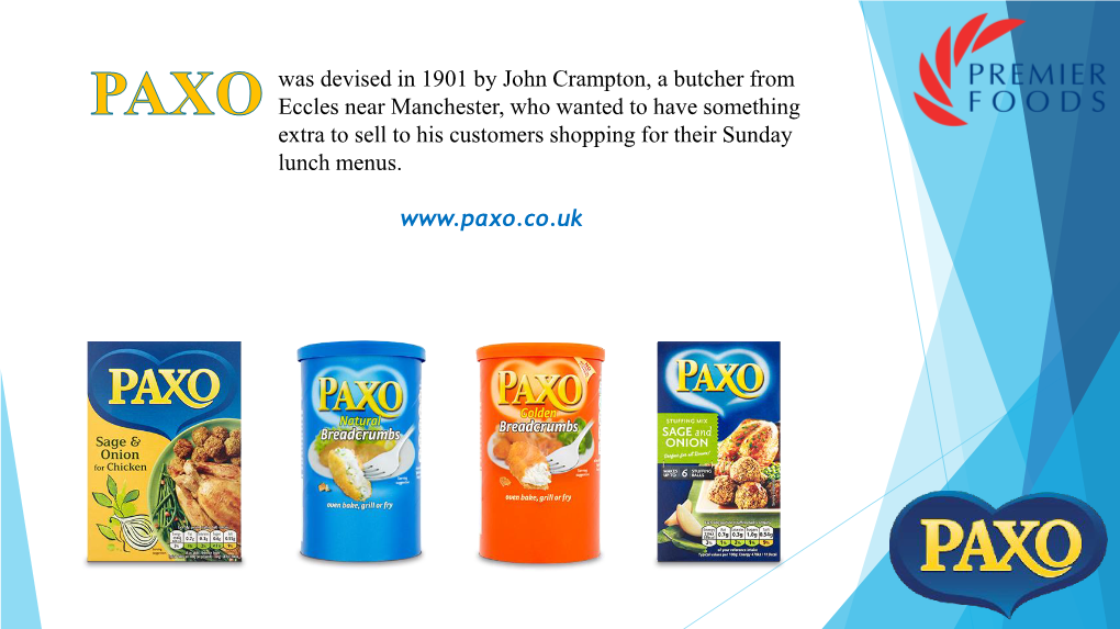 PAXO Recipes