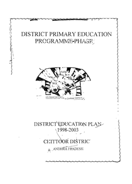 DISTRICT PRIMARY EDUCATION Programvffi-Phasf!