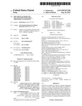 (12) United States Patent (10) Patent No.: US 9,107,917 B2 Wan 45) Date of Patent: Aug