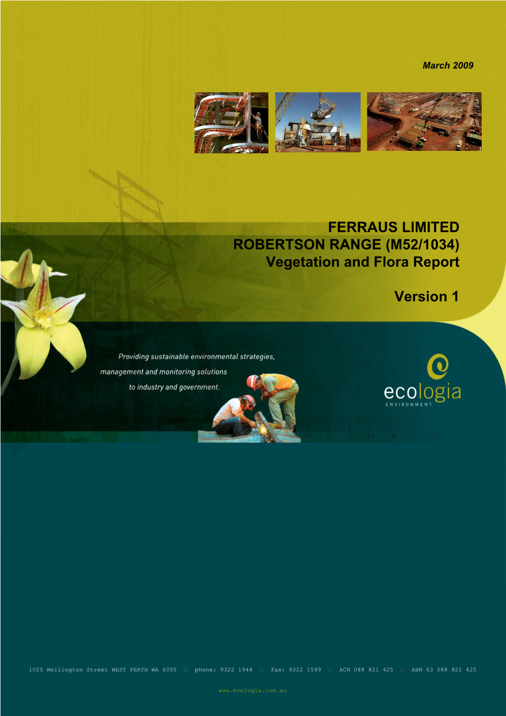 Vegetation and Flora Report