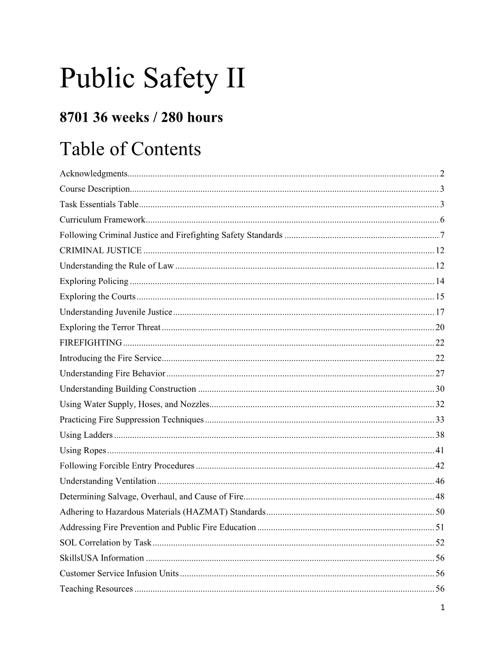 8701 Public Safety II