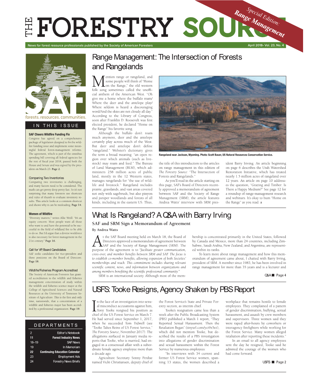 Forestry Source April 2018