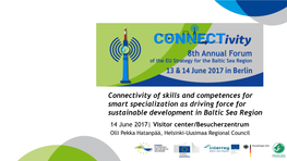 Connectivity of Skills and Competences for Smart