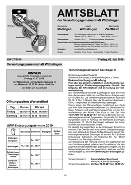 Wittislingen KW 27.Cdr