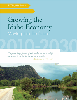 Growing the Idaho Economy Moving Into the Future