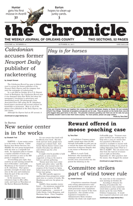 Caledonian Accuses Former Newport Daily Publisher of Racketeering