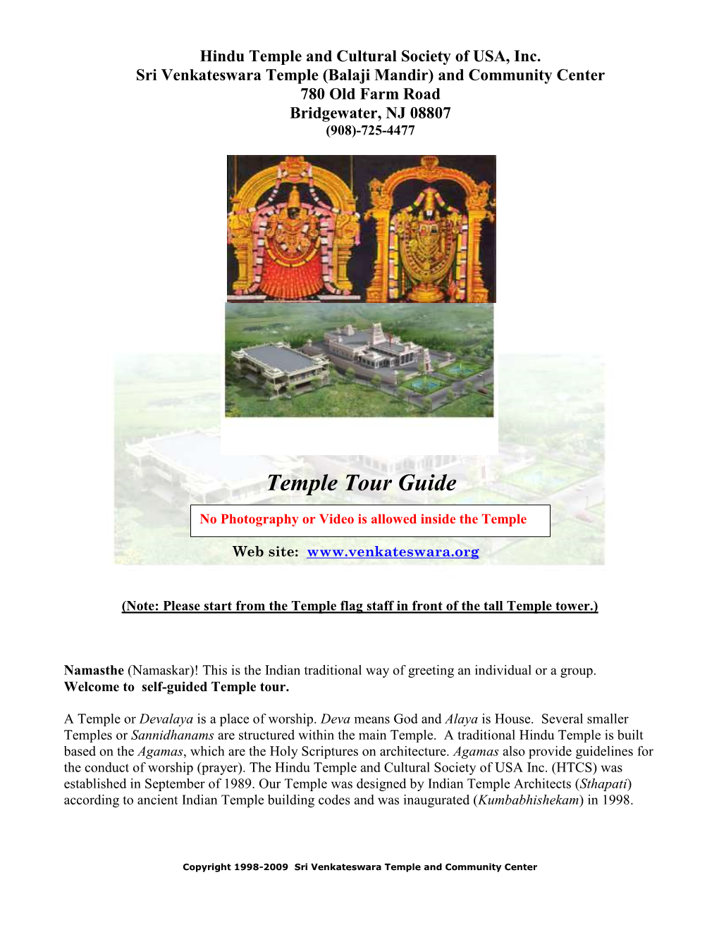 A Temple Tour Guide