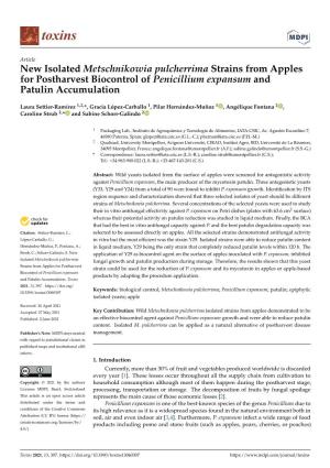New Isolated Metschnikowia Pulcherrima Strains from Apples for Postharvest Biocontrol of Penicillium Expansum and Patulin Accumulation