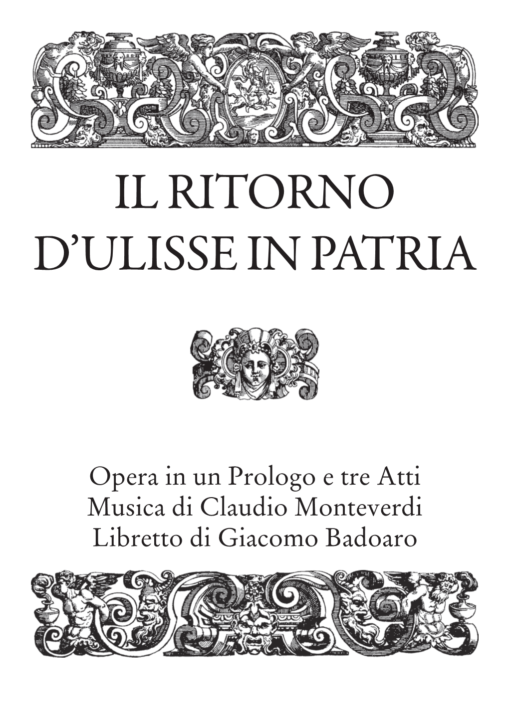 Il Ritorno D'ulisse in Patria