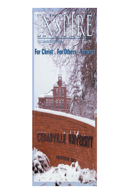Inspire, Winter 2002: for Christ...For Others...Forever