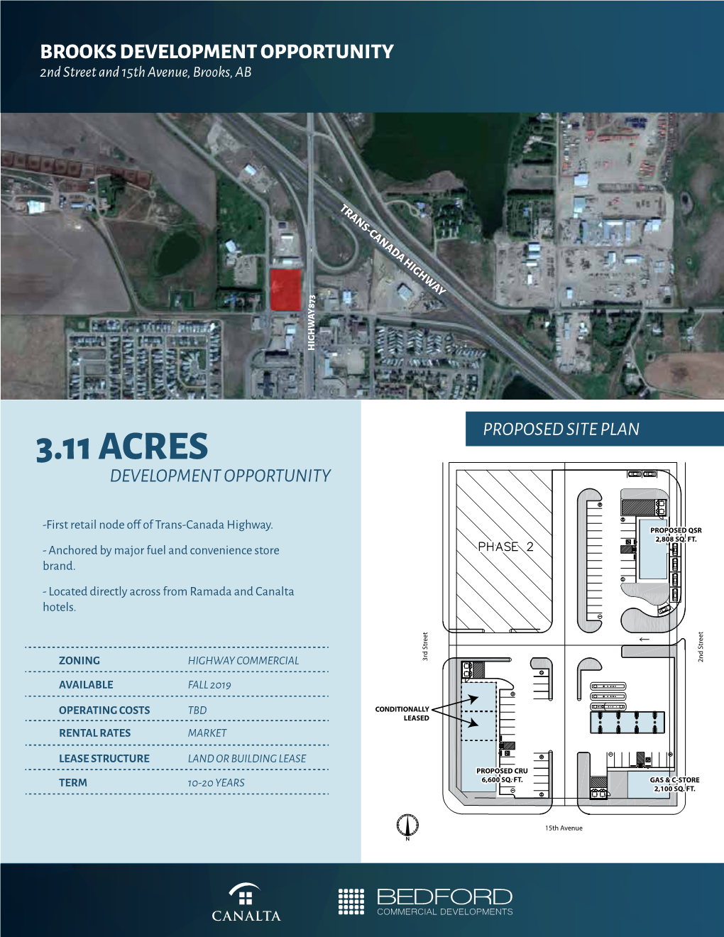 BROOKS DEVELOPMENT OPPORTUNITY 2Nd Street and 15Th Avenue, Brooks, AB