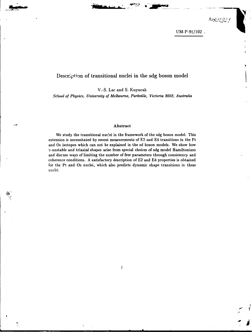 Description of Transitional Nuclei in the Sdg Boson Model