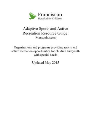 Adaptive Sports and Active Recreation Resource Guide