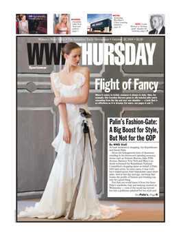 Flight of Fancy When It Comes to Bridal, Romance Is Always in Style