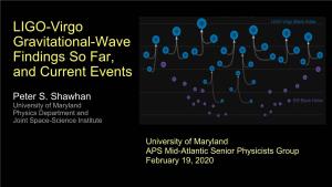 LIGO Listens for Gravitational Waves
