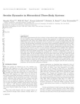 Secular Dynamics in Hierarchical Three-Body Systems 3