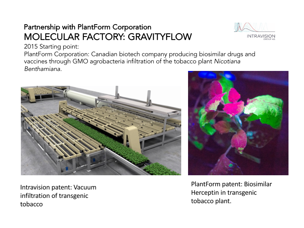 Molecular Factory: Gravityflow