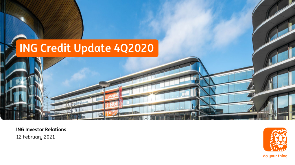 ING Credit Update 4Q2020