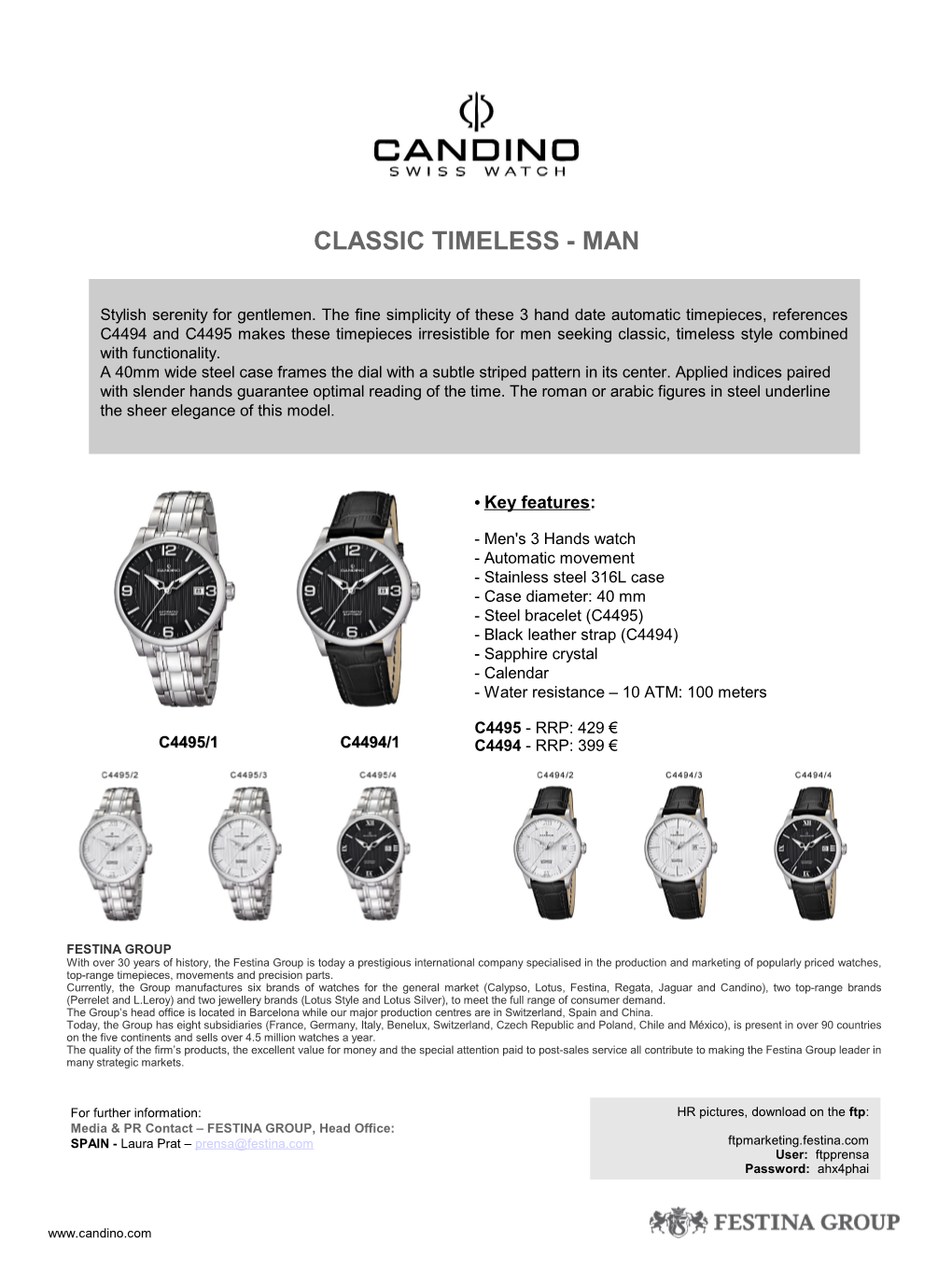 Classic Timeless - Man