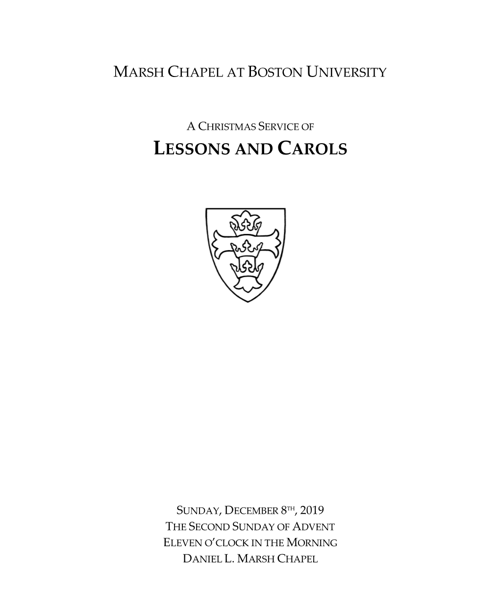 Lessons and Carols