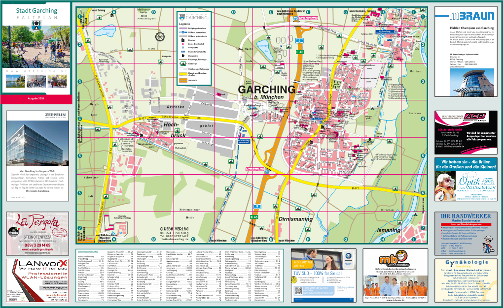 Stadt Garching FALTPLAN