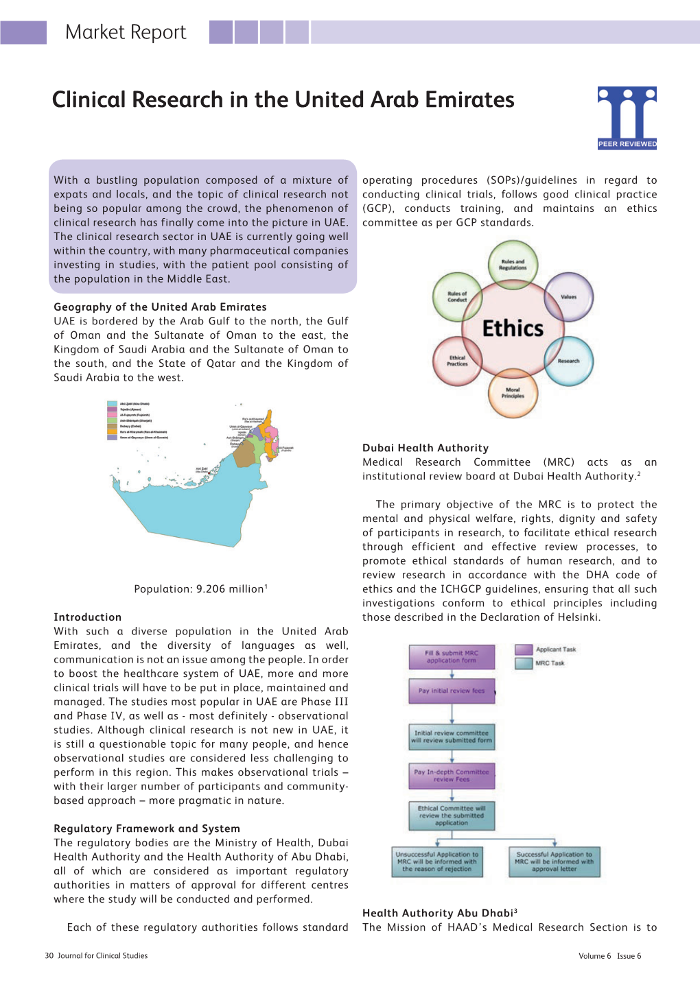 Clinical Research in the United Arab Emirates