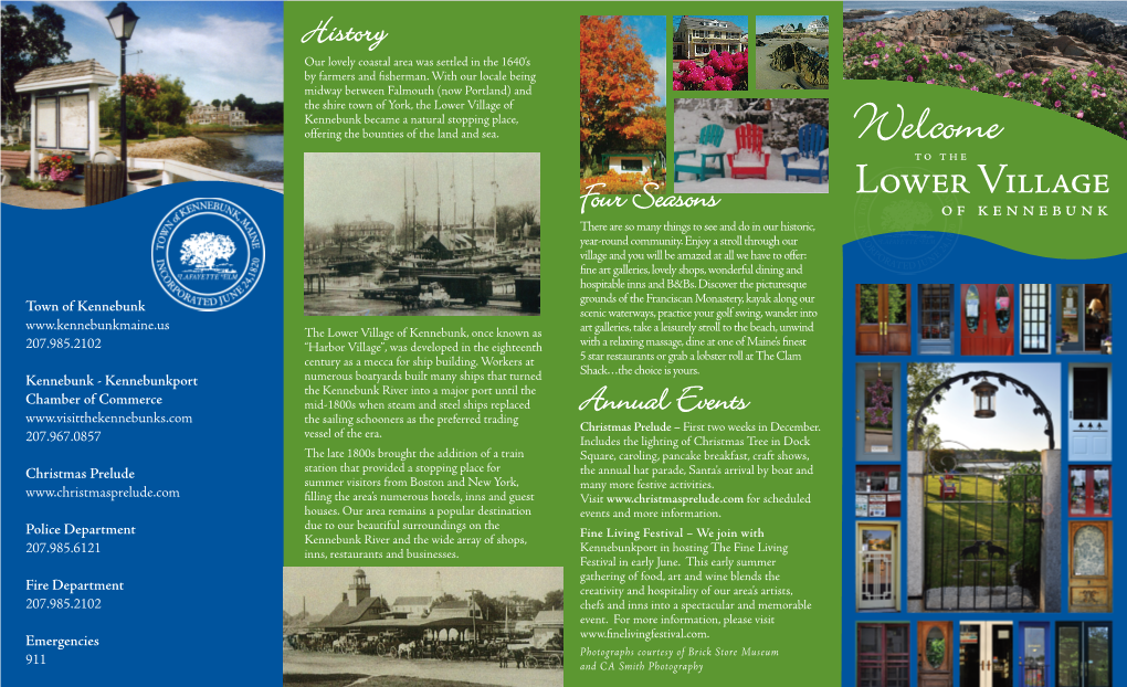 Lower Village Brochure