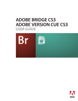 Adobe Bridge/Version Cue User Guide