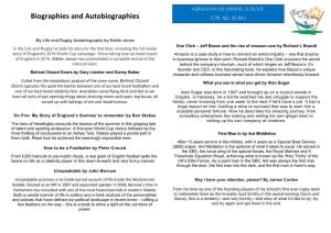 Biographies and Autobiographies for All Years