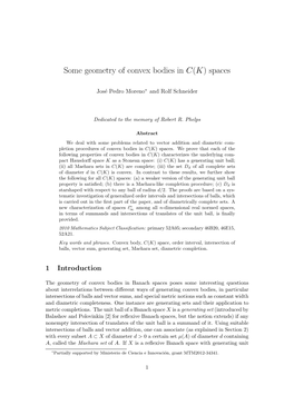 Some Geometry of Convex Bodies in C(K) Spaces