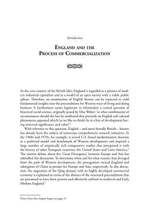 England and the Process of Commercialization ?