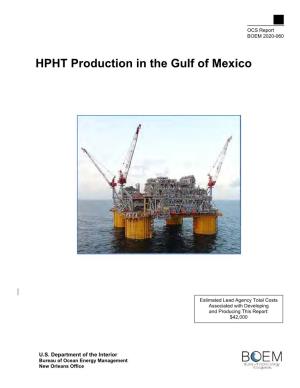 HPHT Production in the Gulf of Mexico