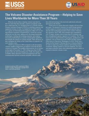 The Volcano Disaster Assistance Program—Helping to Save Lives Worldwide for More Than 30 Years
