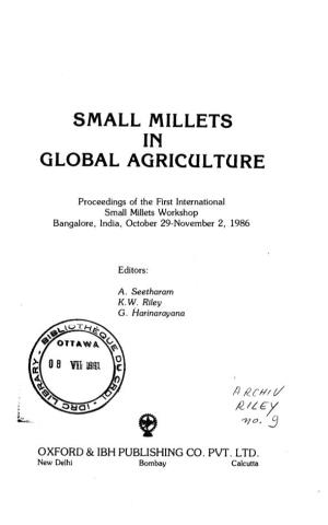 Small Millets in Global Agriculture
