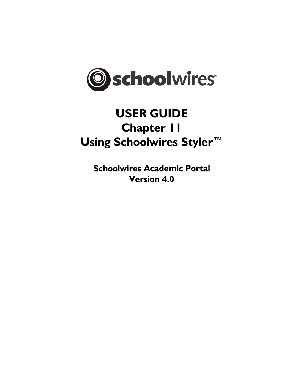 Using Schoolwires Styler™