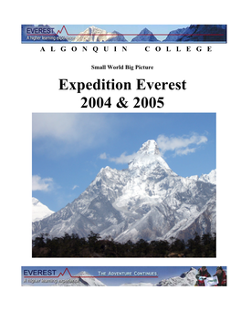 Expedition Everest 2004 & 2005
