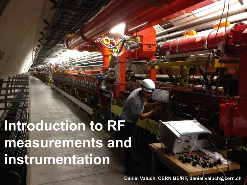 Introduction to RF Measurements and Instrumentation