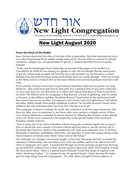 New Light August 2020