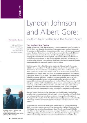 Lyndon Johnson and Albert Gore