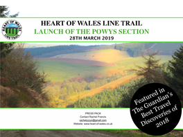 TRAIL PRESS PACK&gt; MARCH 2019. POWYS