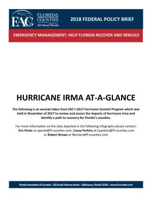 Hurricane Irma At-A-Glance