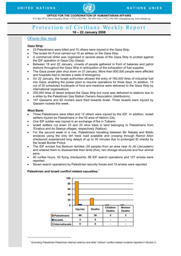 Protection of Civilians Weekly Report 02