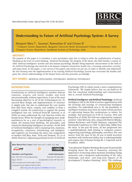 Understanding to Future of Artificial Psychology System: a Survey