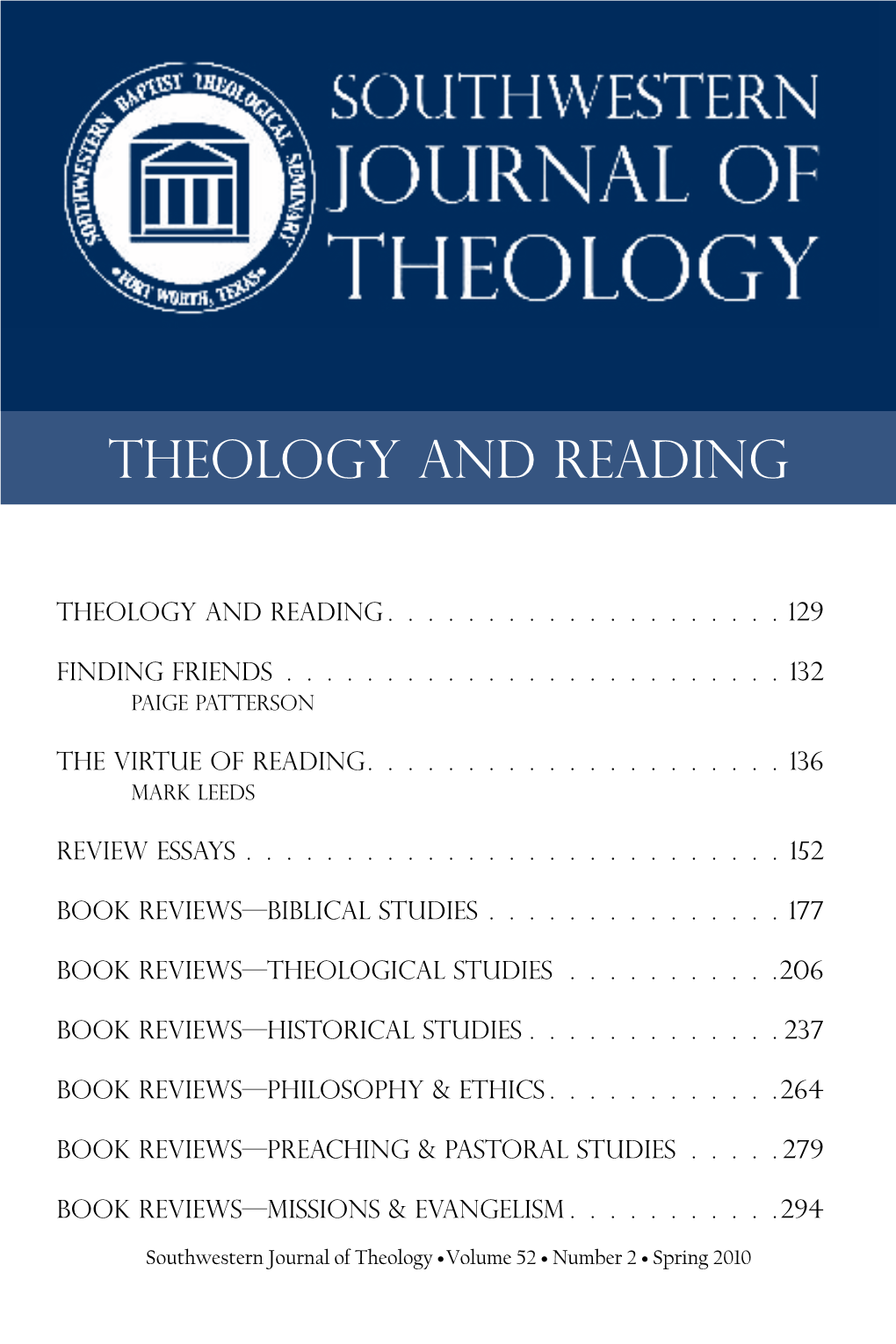 Theology and Reading