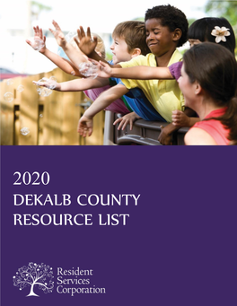 2020 Dekalb County Resource List