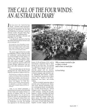An Australian Diary