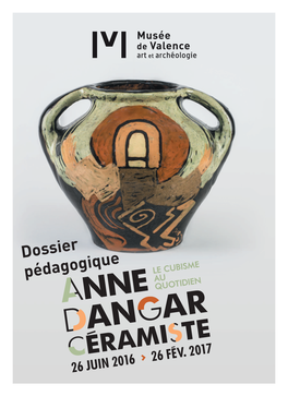 Anne Dangar, Vase À Anses - Terre Cuite Vernissée