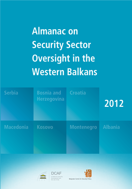 Almanac on Security Sector Oversight in the Western Balkans
