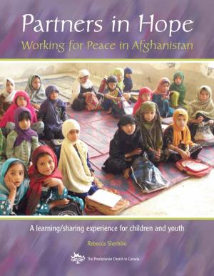 Partners in Hope Working for Peace in Afghanistan